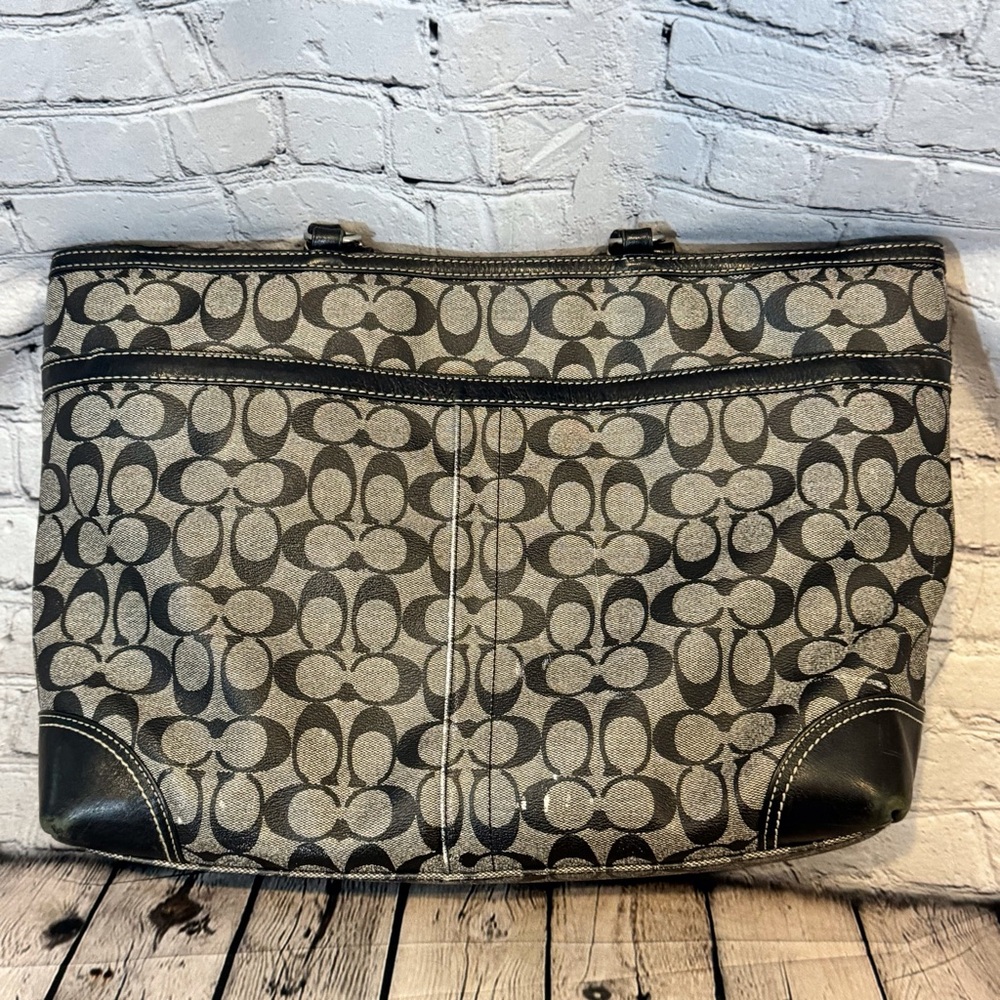 Coach Outlet Black Pattern Diaper Bag - Picture 5 of 14